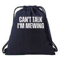 Mewing Tongue Posture Trainer CanT Talk IM Mewing Drawstring Bag