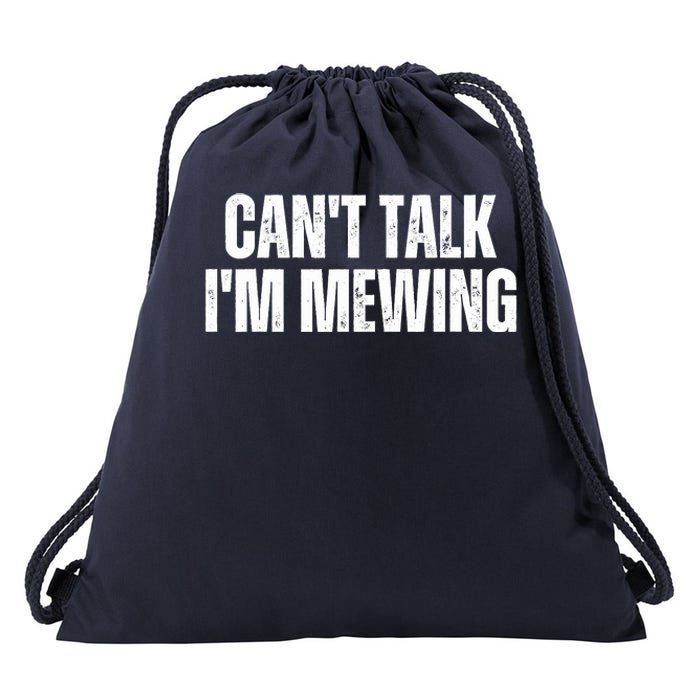 Mewing Tongue Posture Trainer CanT Talk IM Mewing Drawstring Bag