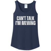 Mewing Tongue Posture Trainer CanT Talk IM Mewing Ladies Essential Tank