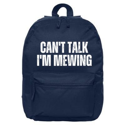 Mewing Tongue Posture Trainer CanT Talk IM Mewing 16 in Basic Backpack