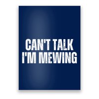 Mewing Tongue Posture Trainer CanT Talk IM Mewing Poster