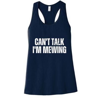 Mewing Tongue Posture Trainer CanT Talk IM Mewing Womens Tank Top
