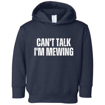 Mewing Tongue Posture Trainer CanT Talk IM Mewing Toddler Hoodie
