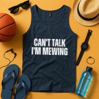 Mewing Tongue Posture Trainer CanT Talk IM Mewing Tank Top