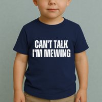 Mewing Tongue Posture Trainer CanT Talk IM Mewing Toddler T-Shirt