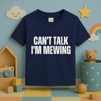 Mewing Tongue Posture Trainer CanT Talk IM Mewing Toddler T-Shirt