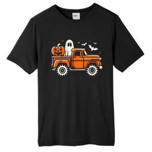 Monster Truck Pumpkin Ghost Halloween Gift Tall Fusion ChromaSoft Performance T-Shirt