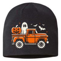 Monster Truck Pumpkin Ghost Halloween Gift Sustainable Beanie