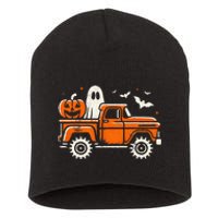 Monster Truck Pumpkin Ghost Halloween Gift Short Acrylic Beanie