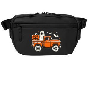 Monster Truck Pumpkin Ghost Halloween Gift Crossbody Pack