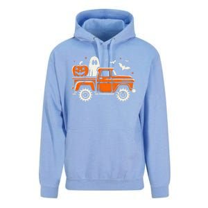 Monster Truck Pumpkin Ghost Halloween Gift Unisex Surf Hoodie