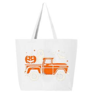 Monster Truck Pumpkin Ghost Halloween Gift 25L Jumbo Tote