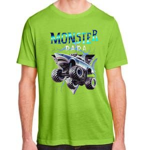 Monster Truck Papa Monster Truck Are My Jam Truck Lovers Adult ChromaSoft Performance T-Shirt