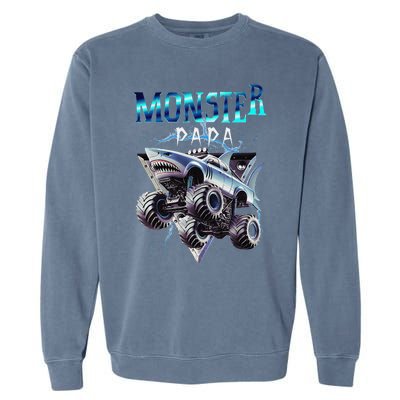 Monster Truck Papa Monster Truck Are My Jam Truck Lovers Garment-Dyed Sweatshirt