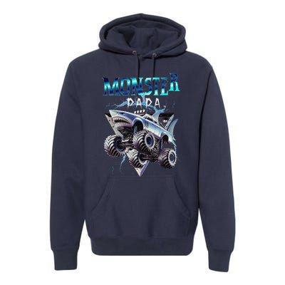 Monster Truck Papa Monster Truck Are My Jam Truck Lovers Premium Hoodie