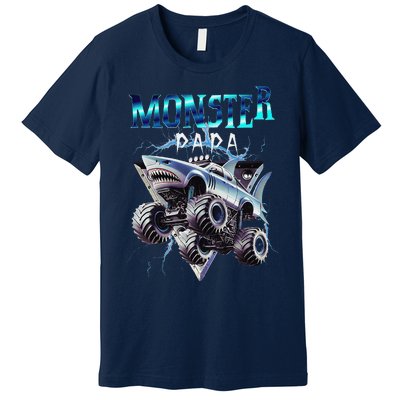 Monster Truck Papa Monster Truck Are My Jam Truck Lovers Premium T-Shirt