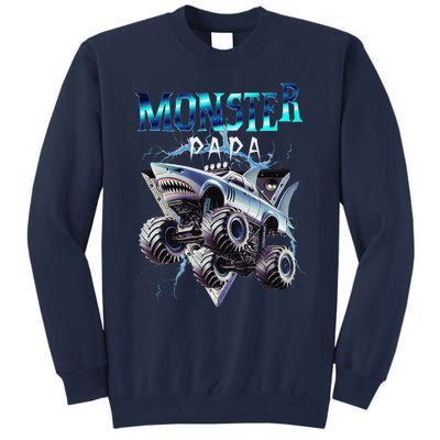 Monster Truck Papa Monster Truck Are My Jam Truck Lovers Tall Sweatshirt