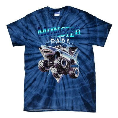 Monster Truck Papa Monster Truck Are My Jam Truck Lovers Tie-Dye T-Shirt