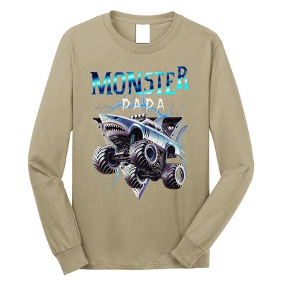 Monster Truck Papa Monster Truck Are My Jam Truck Lovers Long Sleeve Shirt