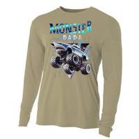 Monster Truck Papa Monster Truck Are My Jam Truck Lovers Cooling Performance Long Sleeve Crew