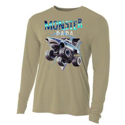 Monster Truck Papa Monster Truck Are My Jam Truck Lovers Cooling Performance Long Sleeve Crew