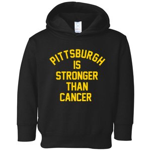 Mike Tomlin Pittsburgh Is Stronger Than Cancer Toddler Hoodie