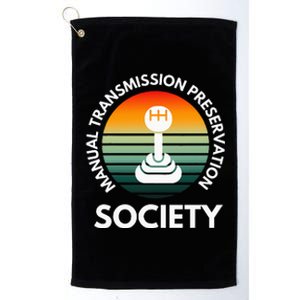 Manual Transmission Preservation Society Gearbox Mechanical Platinum Collection Golf Towel