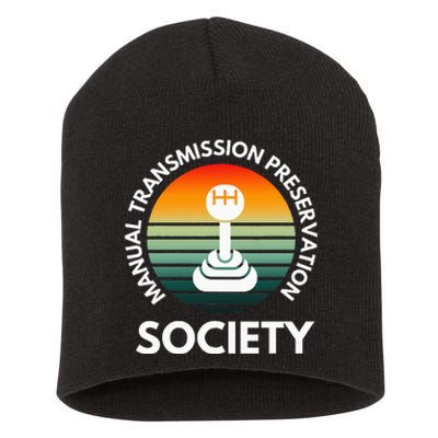 Manual Transmission Preservation Society Gearbox Mechanical Short Acrylic Beanie