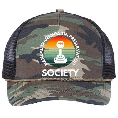 Manual Transmission Preservation Society Gearbox Mechanical Retro Rope Trucker Hat Cap