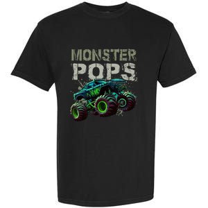 Monster Truck Pops Family Matching Monster Truck Lovers Garment-Dyed Heavyweight T-Shirt