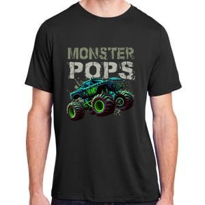 Monster Truck Pops Family Matching Monster Truck Lovers Adult ChromaSoft Performance T-Shirt