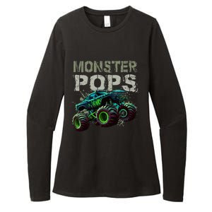 Monster Truck Pops Family Matching Monster Truck Lovers Womens CVC Long Sleeve Shirt