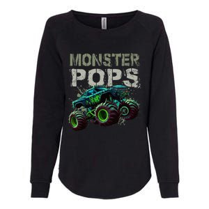 Monster Truck Pops Family Matching Monster Truck Lovers Womens California Wash Sweatshirt