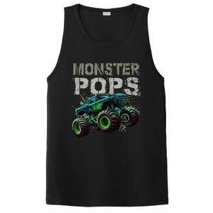 Monster Truck Pops Family Matching Monster Truck Lovers PosiCharge Competitor Tank