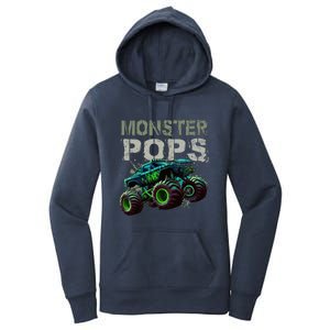 Monster Truck Pops Family Matching Monster Truck Lovers Women's Pullover Hoodie