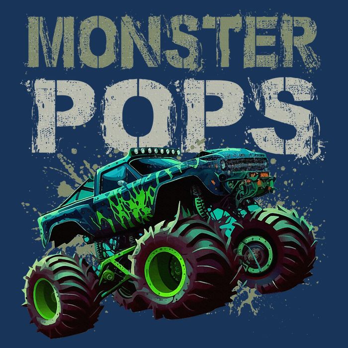 Monster Truck Pops Family Matching Monster Truck Lovers Infant Baby Jersey Bodysuit
