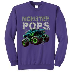 Monster Truck Pops Family Matching Monster Truck Lovers Sweatshirt