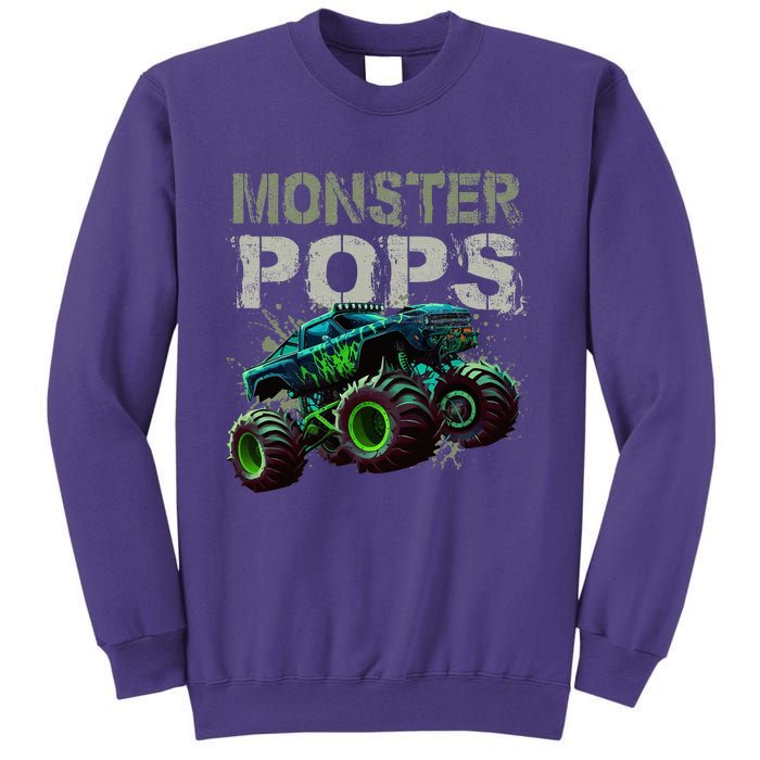 Monster Truck Pops Family Matching Monster Truck Lovers Sweatshirt