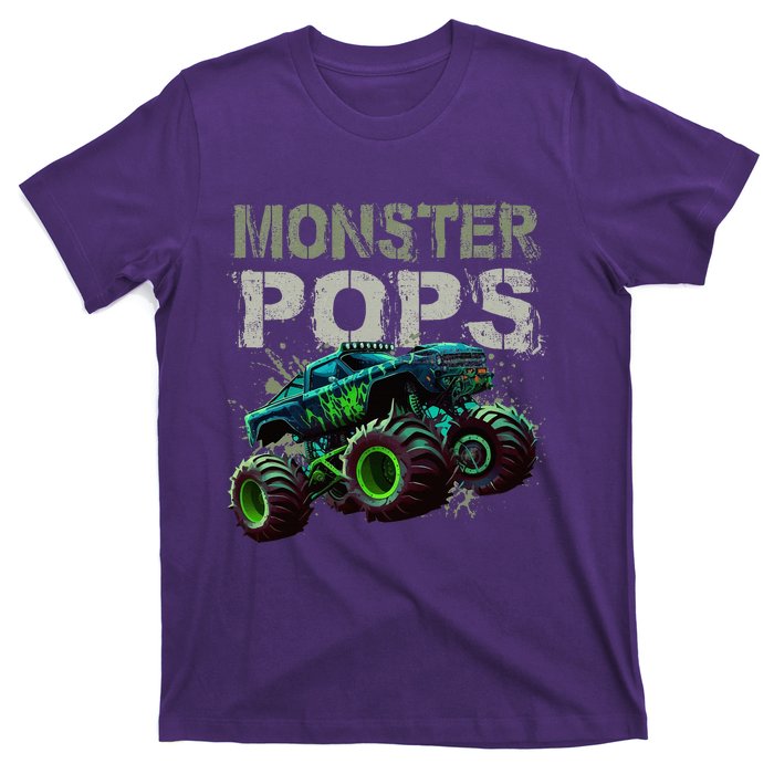 Monster Truck Pops Family Matching Monster Truck Lovers T-Shirt