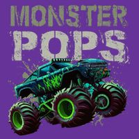 Monster Truck Pops Family Matching Monster Truck Lovers Tall T-Shirt
