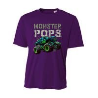 Monster Truck Pops Family Matching Monster Truck Lovers Performance Sprint T-Shirt