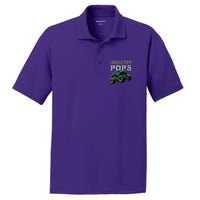 Monster Truck Pops Family Matching Monster Truck Lovers PosiCharge RacerMesh Polo