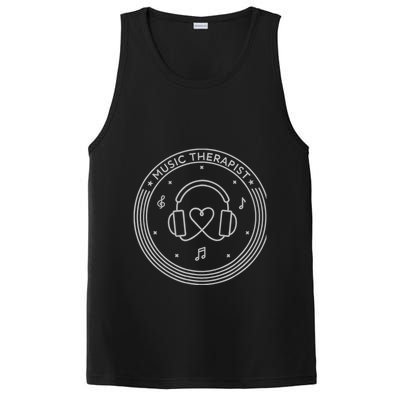 Music Therapist Postive Vibes for Music Lovers and DJs PosiCharge Competitor Tank
