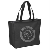 Music Therapist Postive Vibes for Music Lovers and DJs Zip Tote Bag