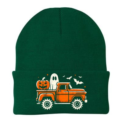 Monster Truck Pumpkin Ghost Halloween Knit Cap Winter Beanie