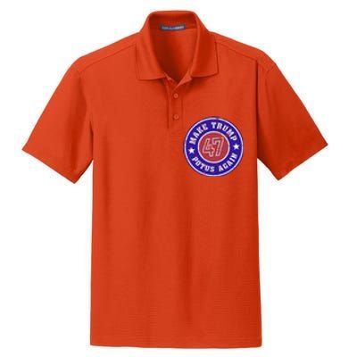 Make Trump Potus Again 2024 Dry Zone Grid Polo