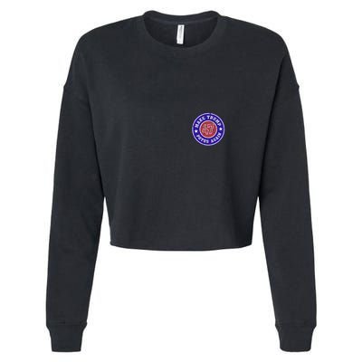 Make Trump Potus Again 47 Back And Front Cropped Pullover Crew