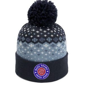 Make Trump Potus Again 47 Back And Front The Baniff Cuffed Pom Beanie