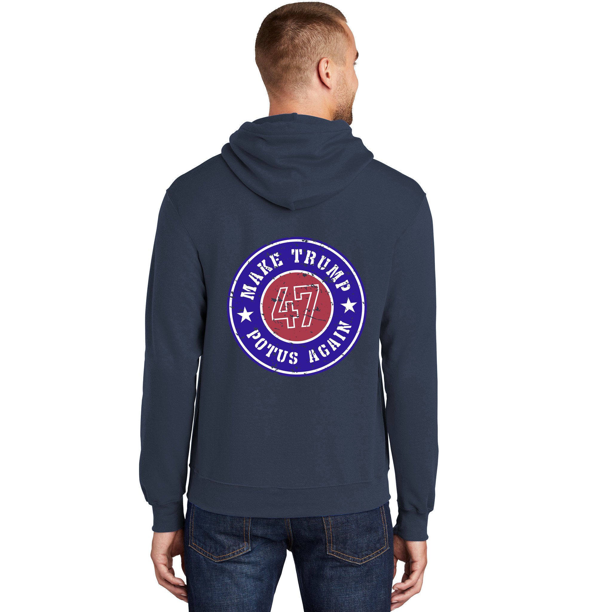 Make Trump Potus Again 47 Back And Front Hoodie