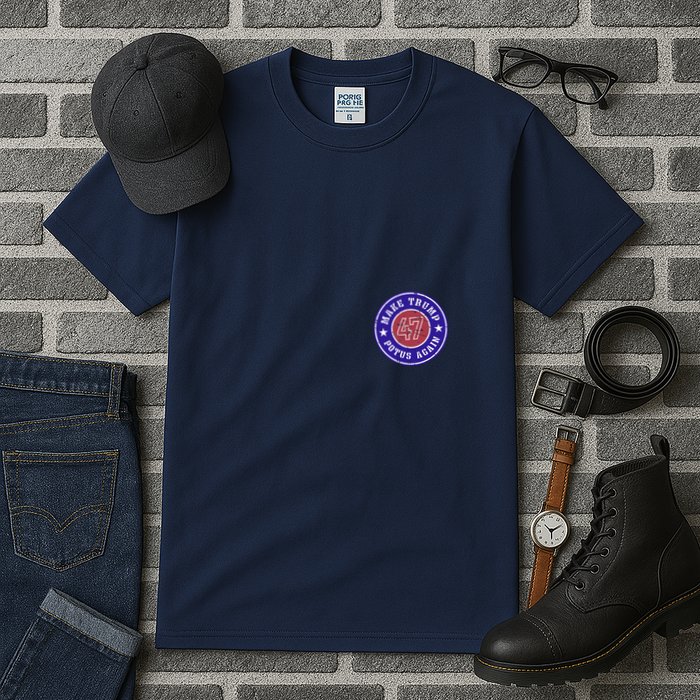 Make Trump Potus Again 47 Back And Front Tall T-Shirt